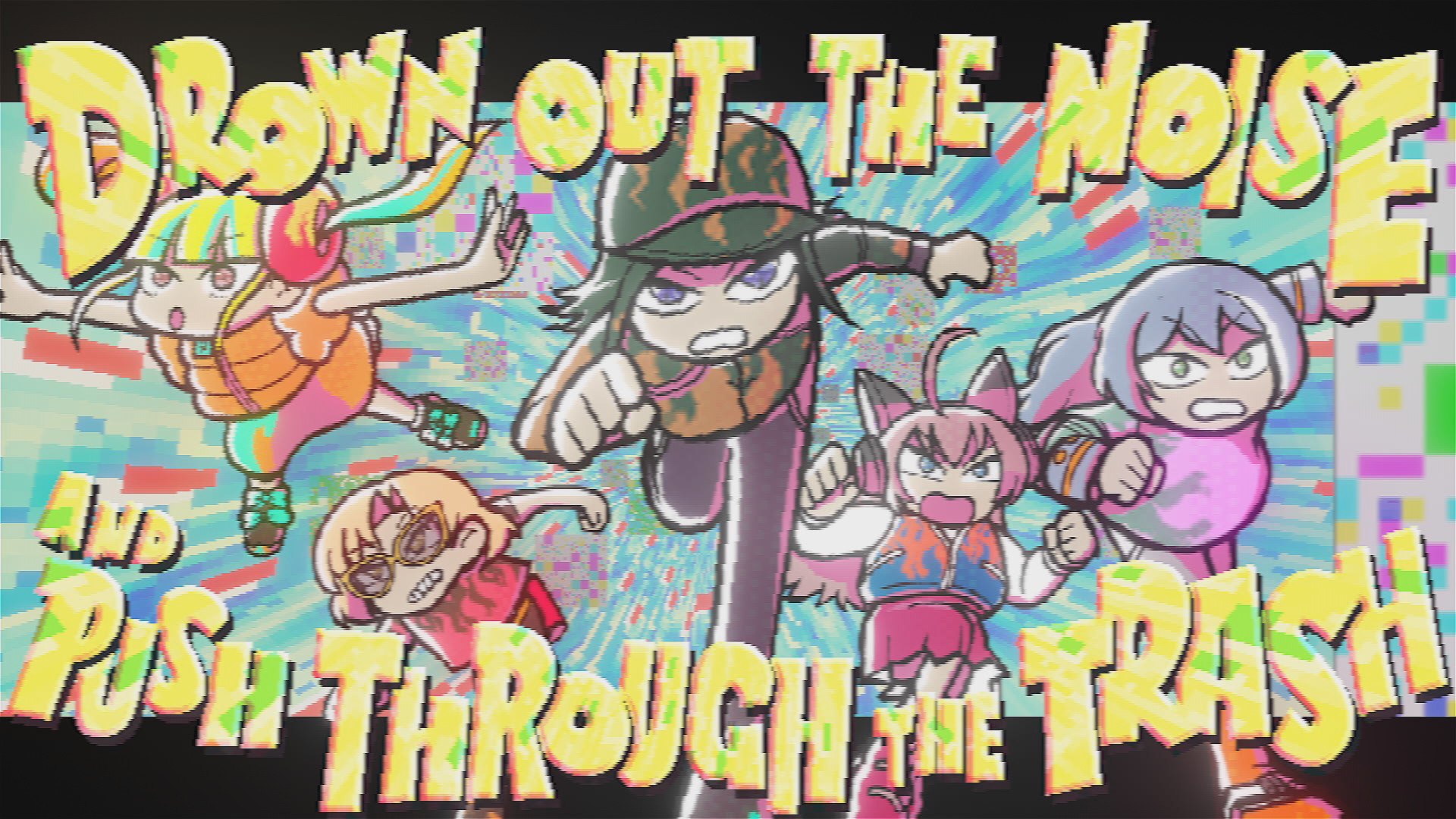 RAISE A SUILEN「Drown Out the Noise and Push Through the Trash」MV（モーショングラフィックス）